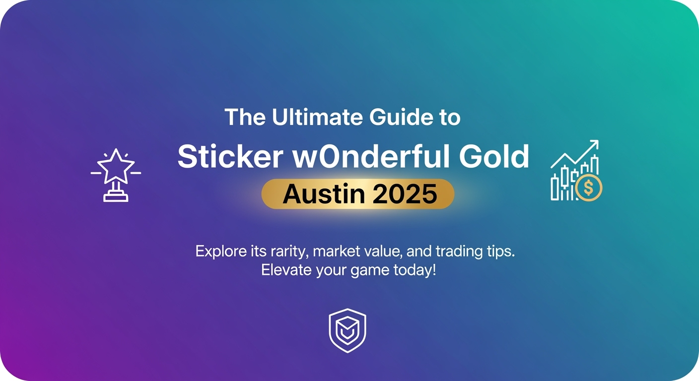 The Ultimate Guide to Sticker w0nderful Gold Austin 2025