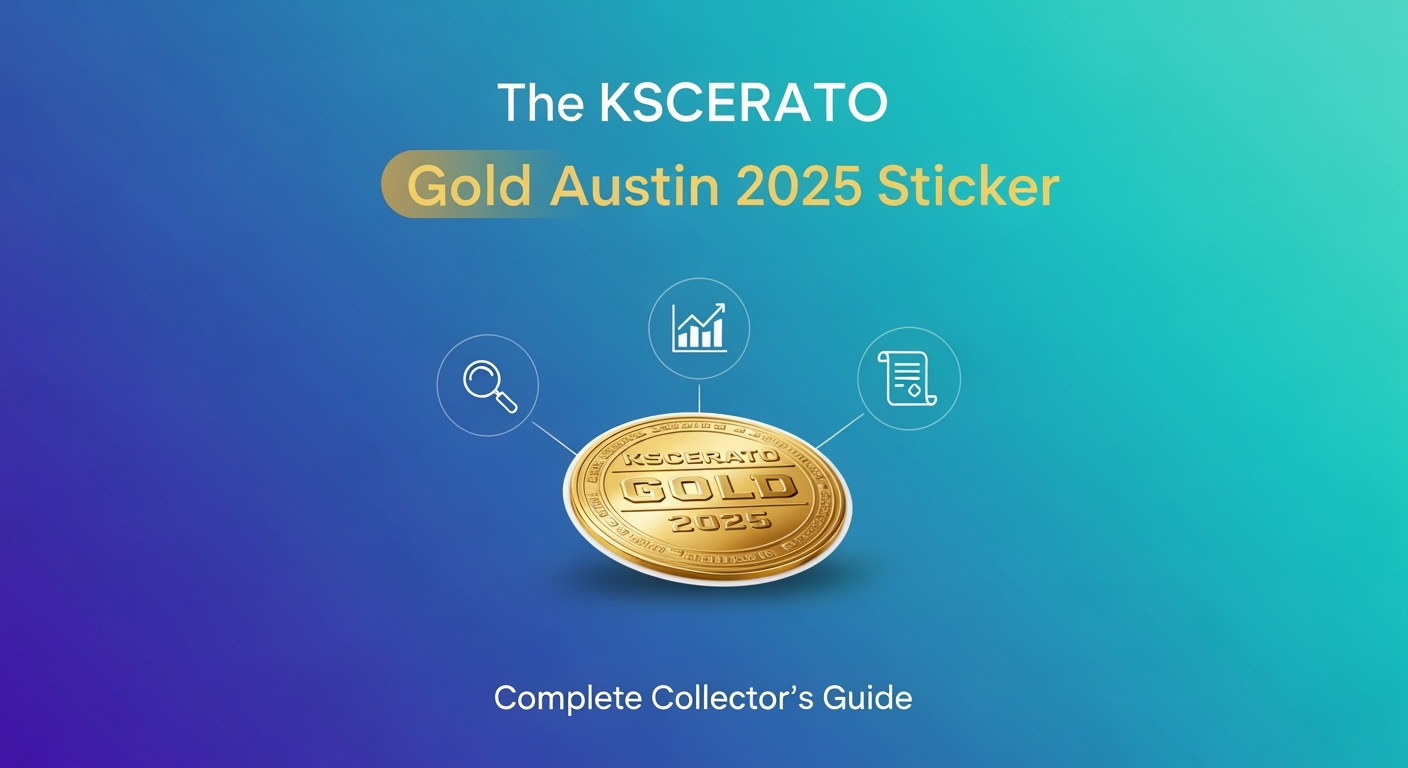 The KSCERATO Gold Austin 2025 Sticker: Complete Collector’s Guide