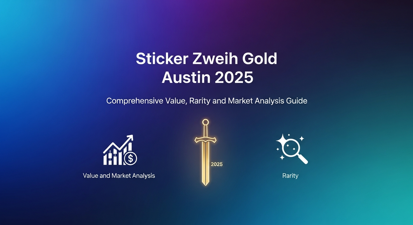 Sticker Zweih Gold Austin 2025: Comprehensive Value, Rarity, and Market Analysis Guide