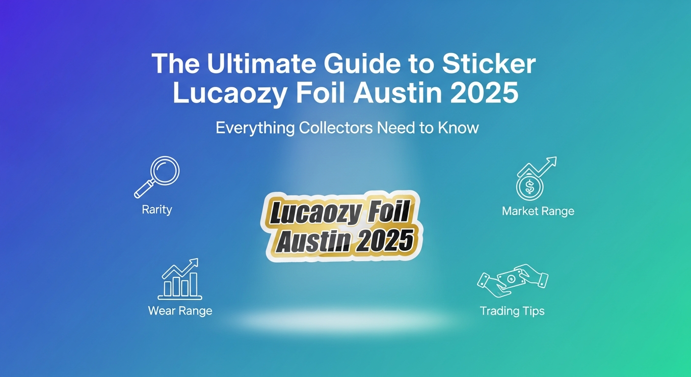 The Ultimate Guide to Sticker Lucaozy Foil Austin 2025: Everything Collectors Need to Know