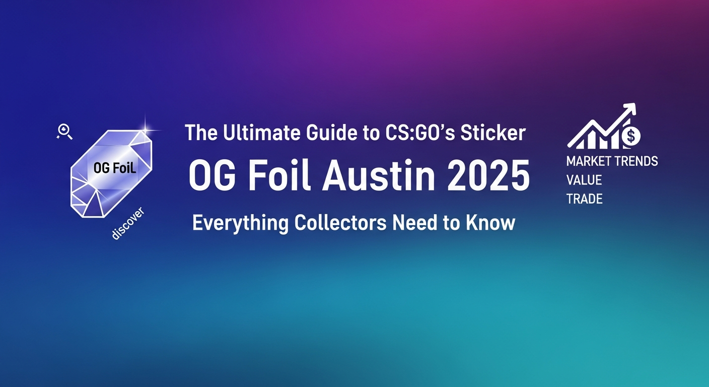 The Ultimate Guide to CS:GO’s Sticker OG Foil Austin 2025: Everything Collectors Need to Know