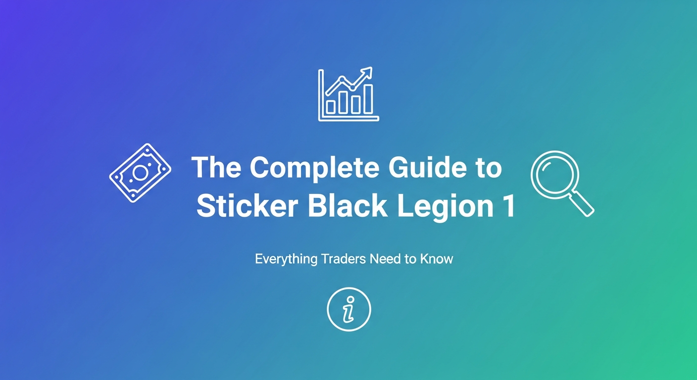 The Complete Guide to Sticker Black Legion 1: Everything Traders Need to Know